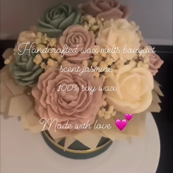 Handcrafted wax melts bouquet 
