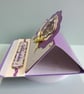 Easel Style Pansy Birthday Card - Image 2