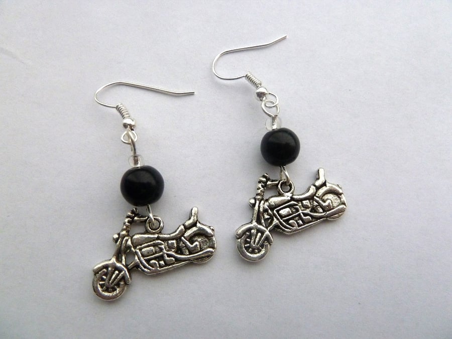 SALE motorbike earrings