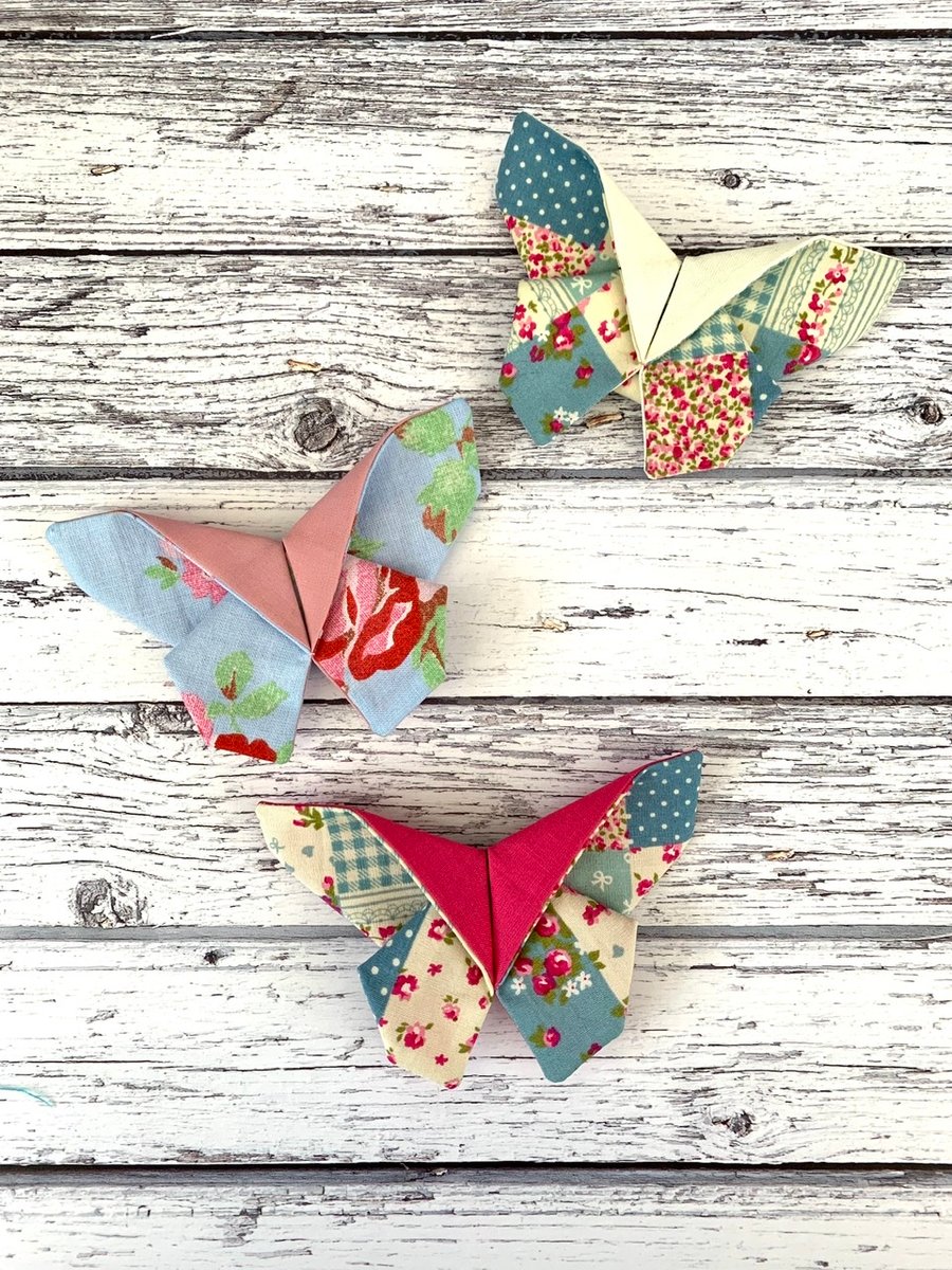 Butterfly Origami Brooch 