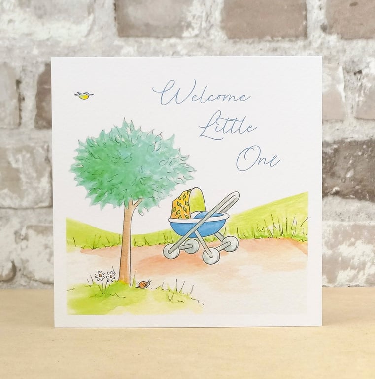 New Baby Boy Card