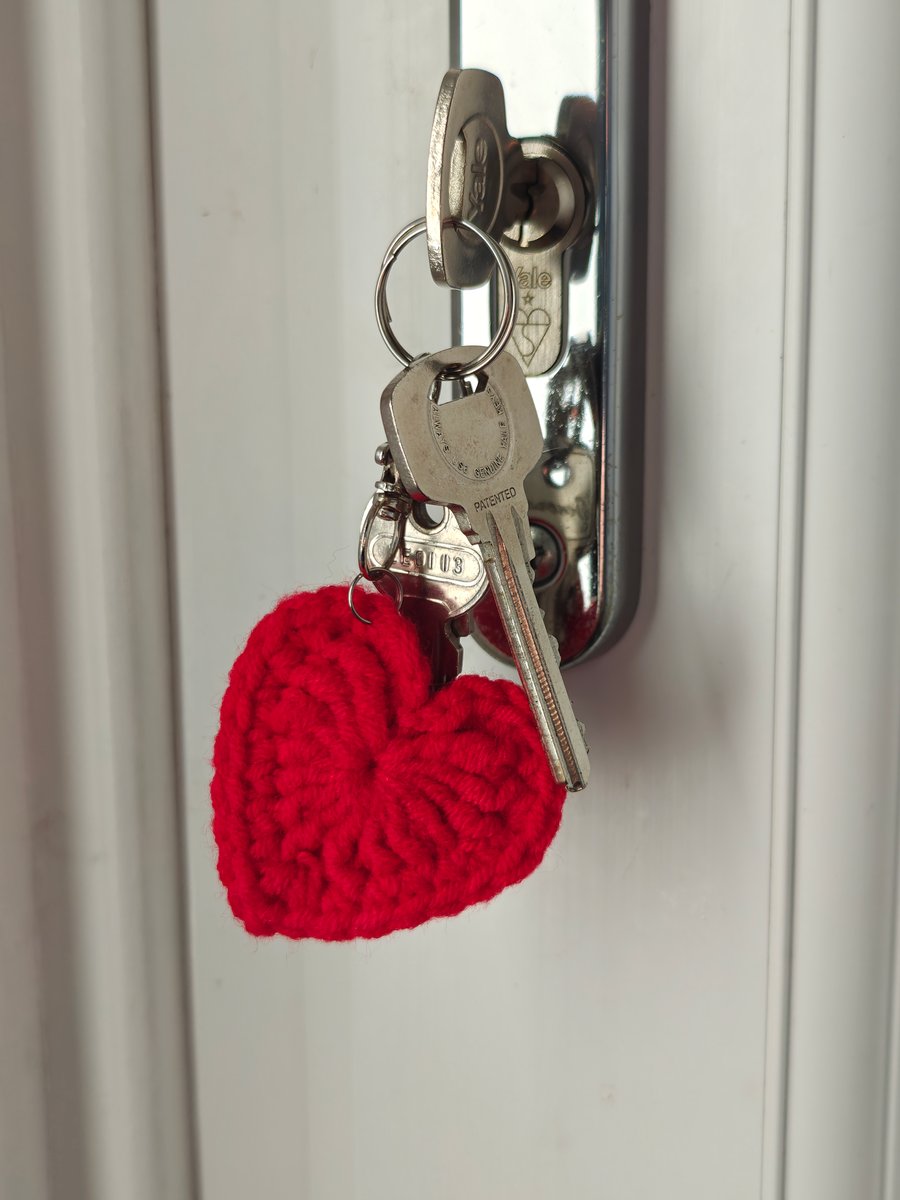Love Heart keyring charm 