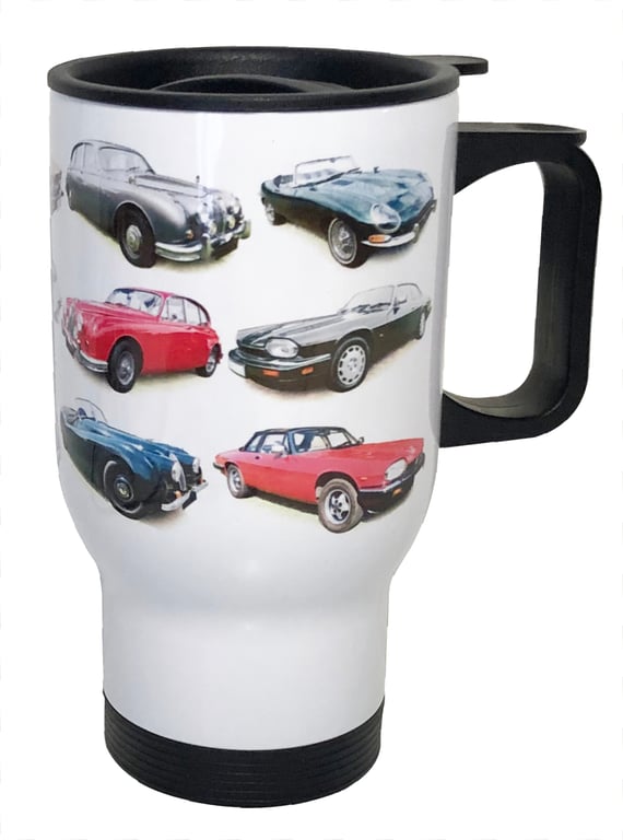 Jaguar Cars - 14fl oz Stainless Steel Travel Mug