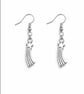 Shooting Star Earrings – Celestial Star Dangle Earrings, Sterling Hooks