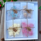 6 Assorted Christmas Shaped Soy Wax Melts Hand Poured