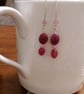 Ruby bead earrings - Image 3