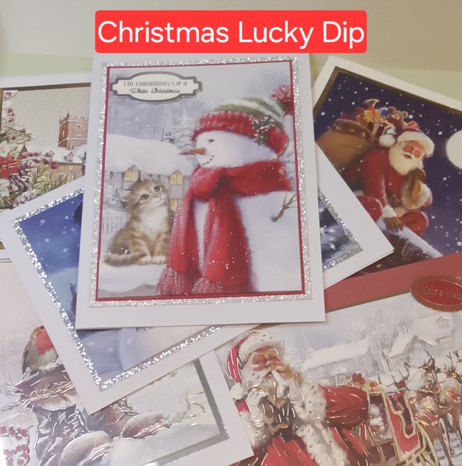 Christmas Lucky Dip, 5 cards