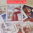 Christmas Lucky Dip, 5 cards