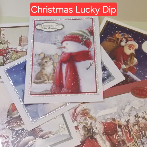Christmas Lucky Dip, 5 cards