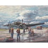 VINTAGE AVIATION Greeting Card-Coastal Command Bristol Beaufort-Aeroplane Card