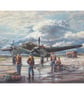 VINTAGE AVIATION Greeting Card-Coastal Command Bristol Beaufort-Aeroplane Card