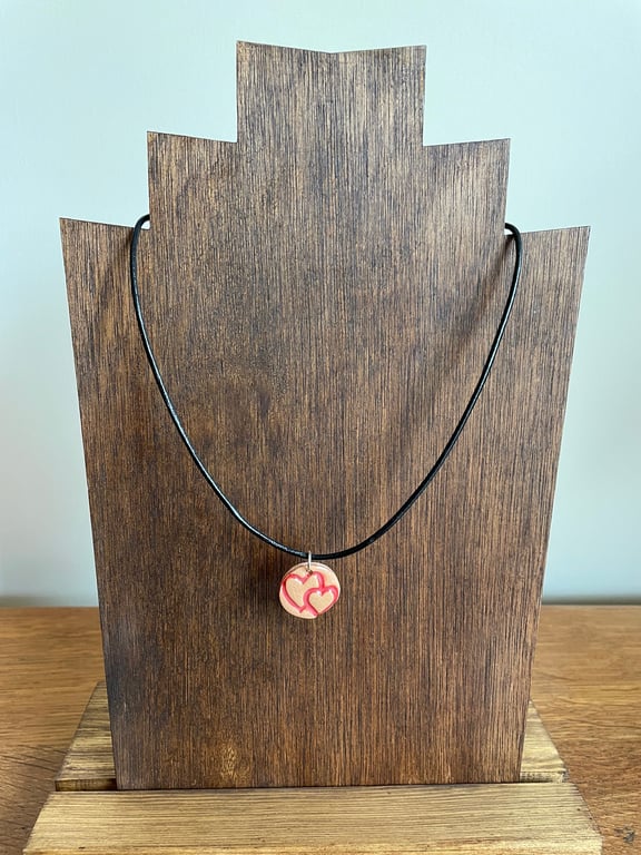 Summer Sale!  Double heart necklace