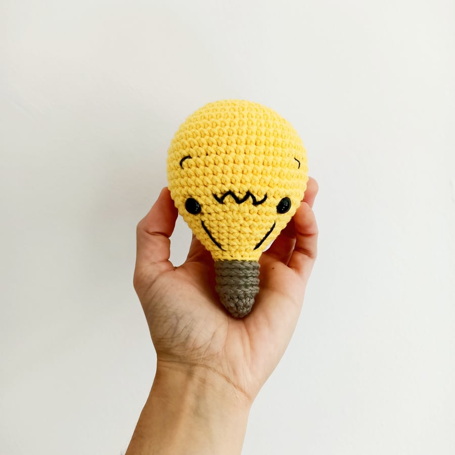 Yellow Light Bulb Soft Toy