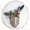 Wall mounted ceramic art. Tiny Treasures - nature display