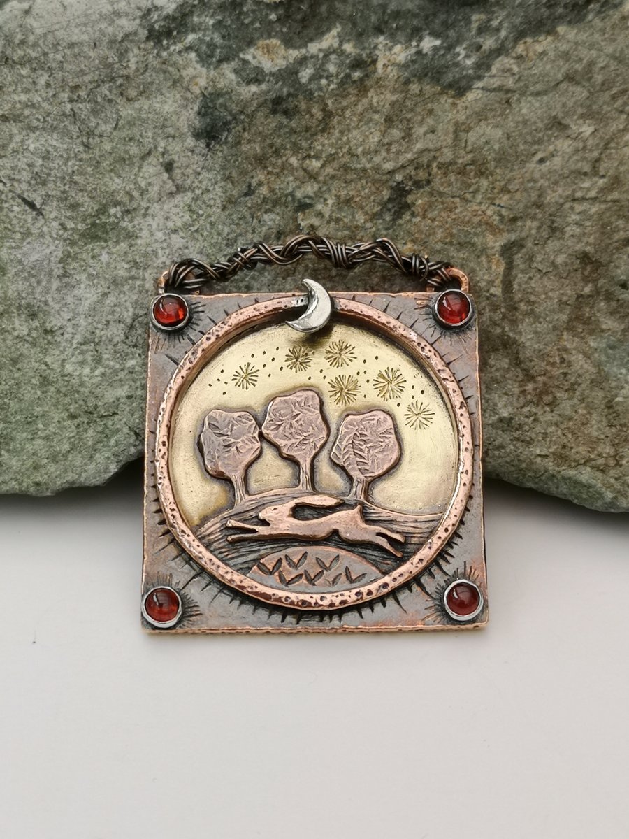 Little Copper and Brass Hare Keepsake