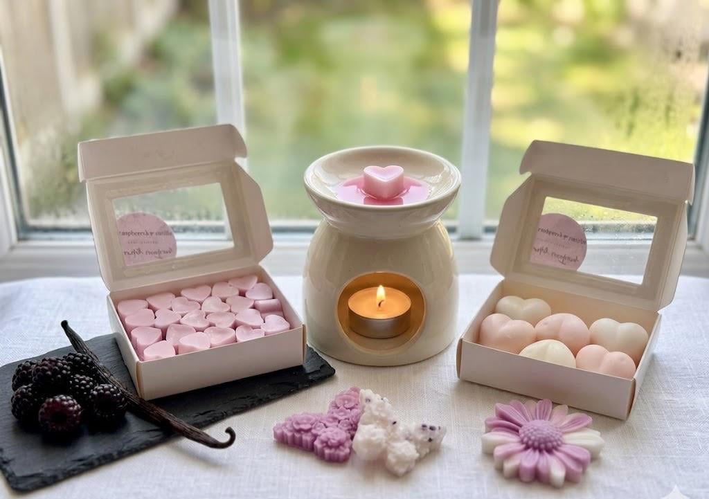 Black Raspberry Vanilla Wax Melts, Sweet Fruity Scent, Vegan, Handpoured (UK Mad
