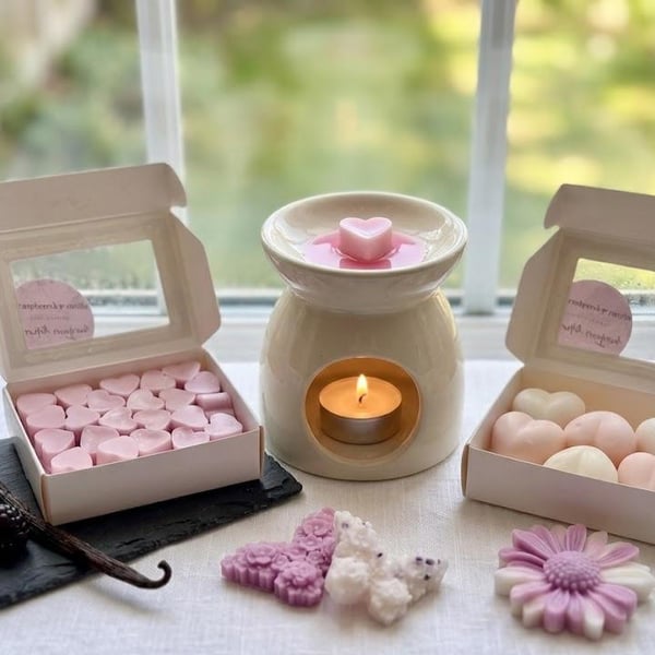 Black Raspberry Vanilla Wax Melts, Sweet Fruity Scent, Vegan, Handpoured (UK Mad