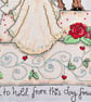 Wedding theme Bride and Groom cross stitch Instant digital Download PDF  - Image 3