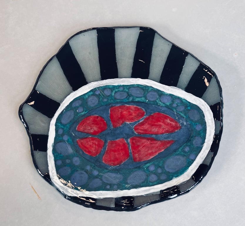 LARGE DECORATIVE PLATTER