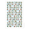 Snowsports Sprouts Tea Towel