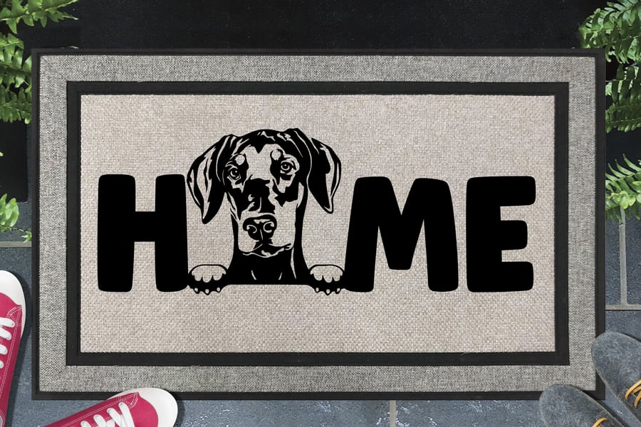 Doberman Home Door Mat - All Weather Doormat - 45x70cm 