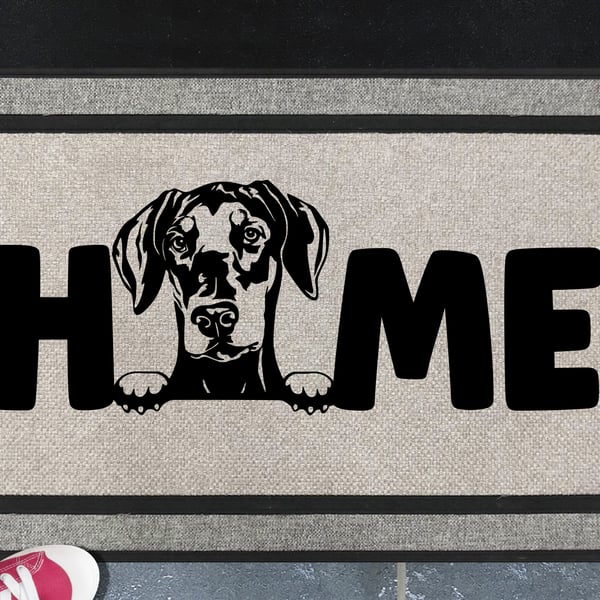Doberman Home Door Mat - All Weather Doormat - 45x70cm 