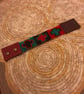Leather and beadwork bracelet - Image 1