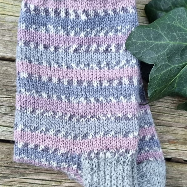 Handknitted Adult Socks - UK 5-7