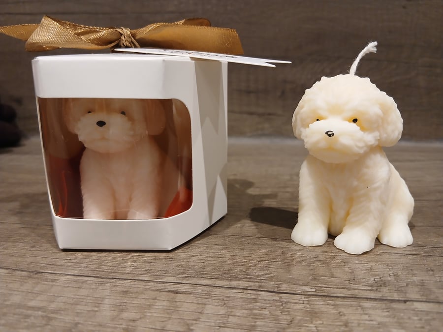 Dog candle 
