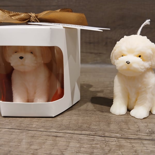 Dog candle 