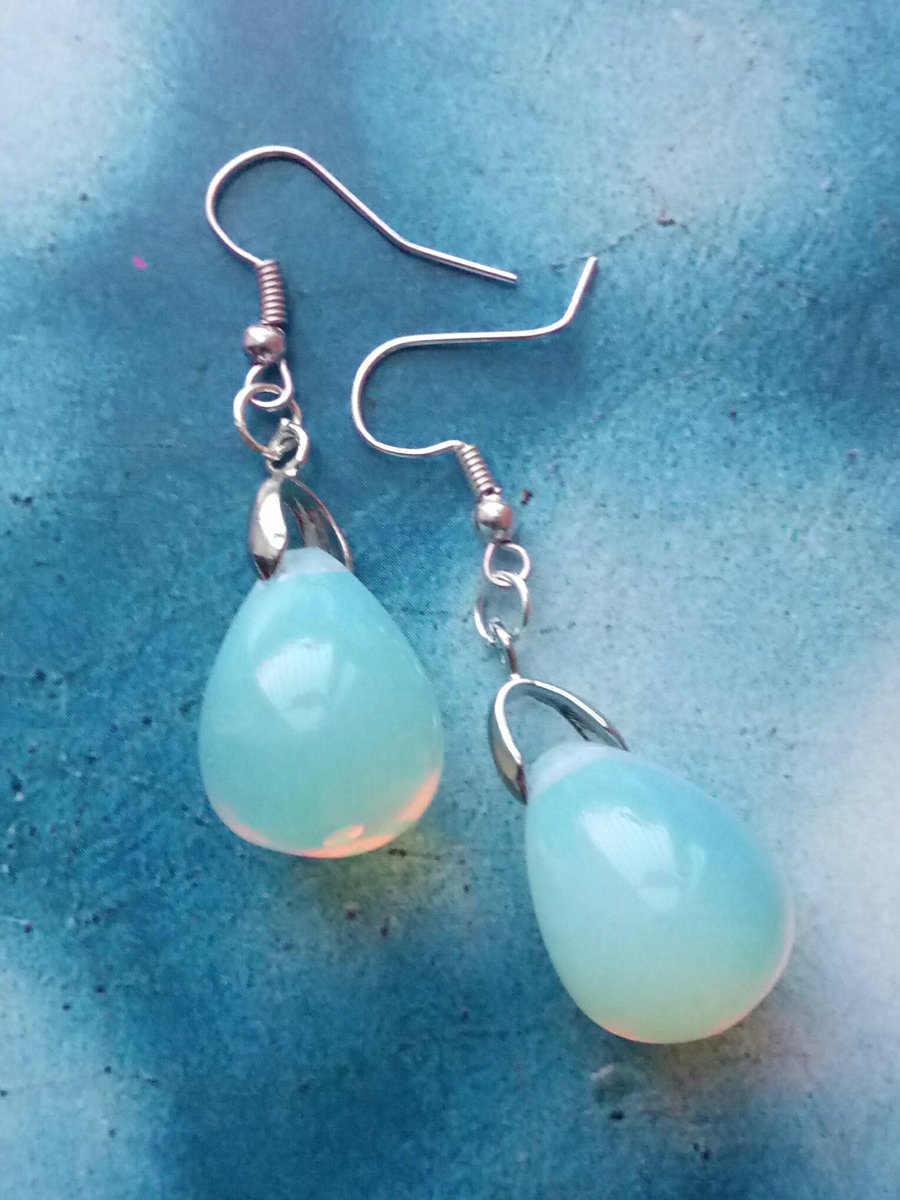  Beautiful Opal Stone Earrings 
