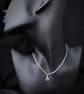 Small silver dot pendant - Image 1
