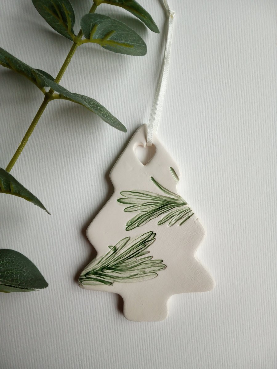 Ceramic Christmas tree decoration