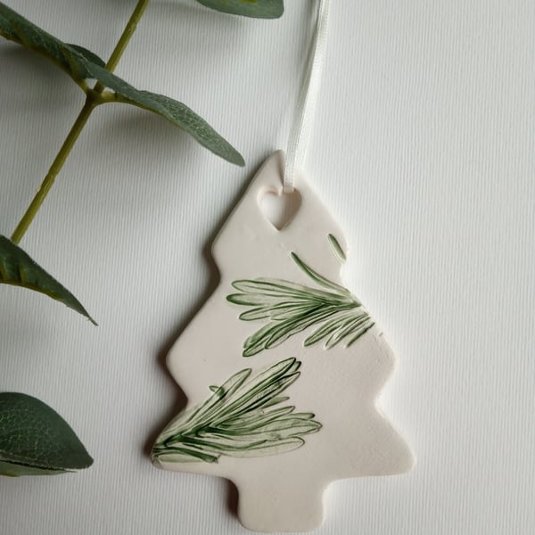 Ceramic Christmas tree decoration