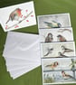 Secret life of garden birds: 5 greetings cards - Image 4