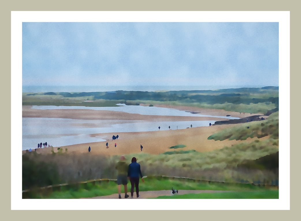 A5 Greeting Card Hunstanton Beach Norfolk