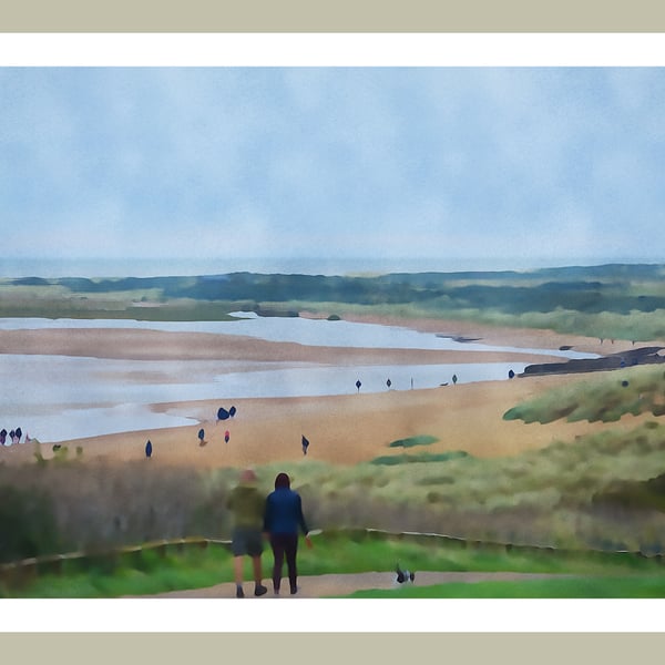 A5 Greeting Card Hunstanton Beach Norfolk