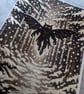 Mothman Knitted Snow Woodland A4 Photo Print 