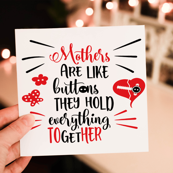 Mother's Day Card, Wonderful Mum, Card for Mum, Mothers Day Card, Mother