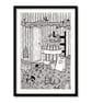 Farm Shop A4 Original Art Pen And Ink Drawing - Image 1