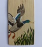 Hand Painted Bamboo Wood Bookmark, Mallard Duck - Image 3