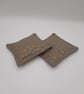 Hand warmers  - grey with gold stars.   - Image 6