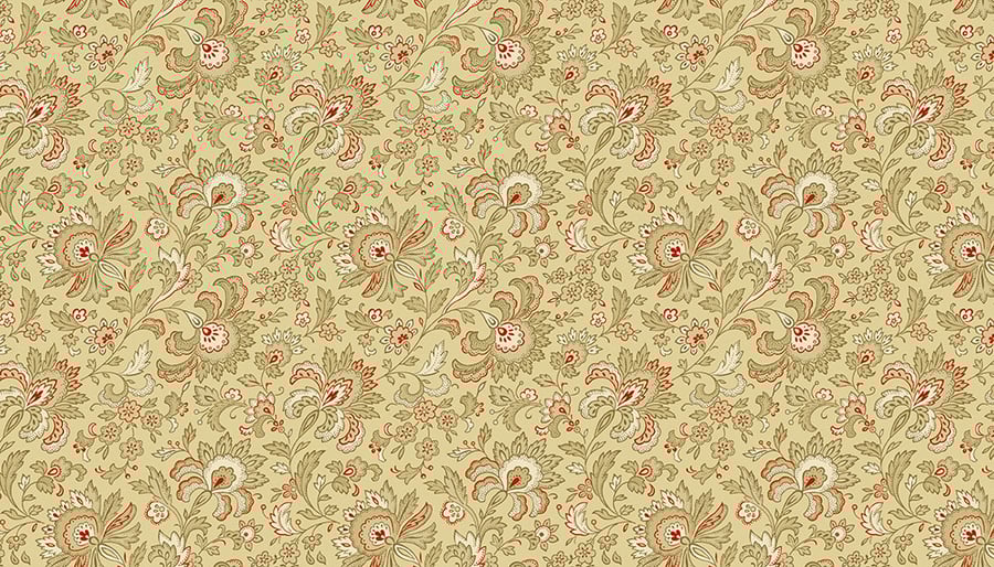 Fat Quarter Riviera Rose Floral Fabric from Andover Fabrics