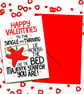 Funny Valentine’s Day Card – Single and Thriving Starfish Across the Bed - Image 2