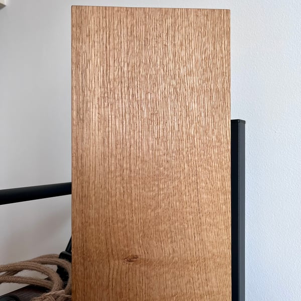  Oak Wall Sconce Lamp – Handmade E14 Wooden Sconce Light