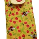 Glasses case, Padded pouch, protective sleeve