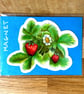Strawberry Plant Fridge Magnet
