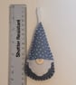 Handmade handstitched felt gonk - blue star hat - Image 2