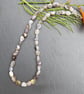 Botswana Agate Tumble Stones & Sterling Silver Necklace - Image 5