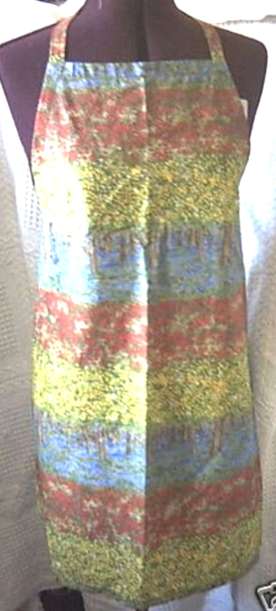 In the Bluebell woods in Spring adult apron